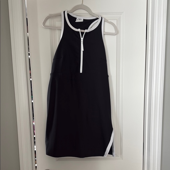 sage collective Dresses & Skirts - Black and White Mini Athletic Dress